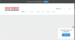 Desktop Screenshot of dejavutech.com